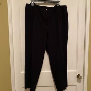 Talbots 16W Deep Black Heritage Pants